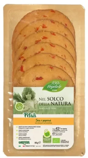 affettato soia e peperoni golfera