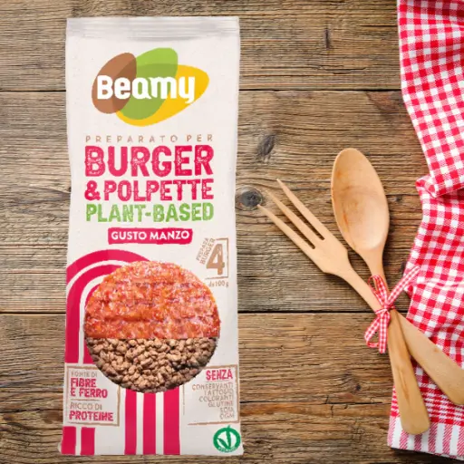 preparato per burger e polpette gusto manzo beamy