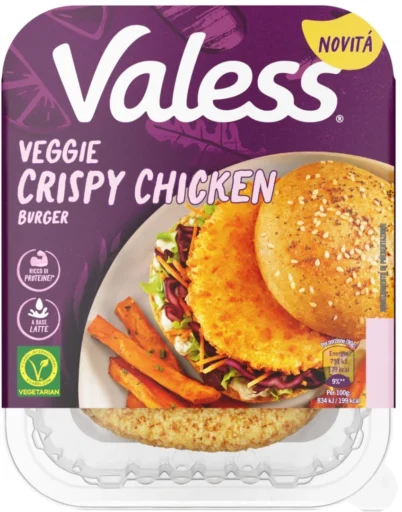 veggie crispy chicken burger valess